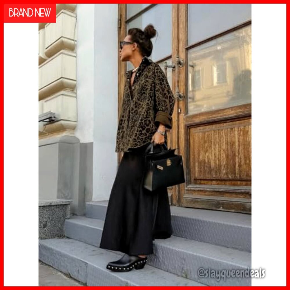 Oversized Button Down Shacket, Cotton, Loose Fit,… - image 3